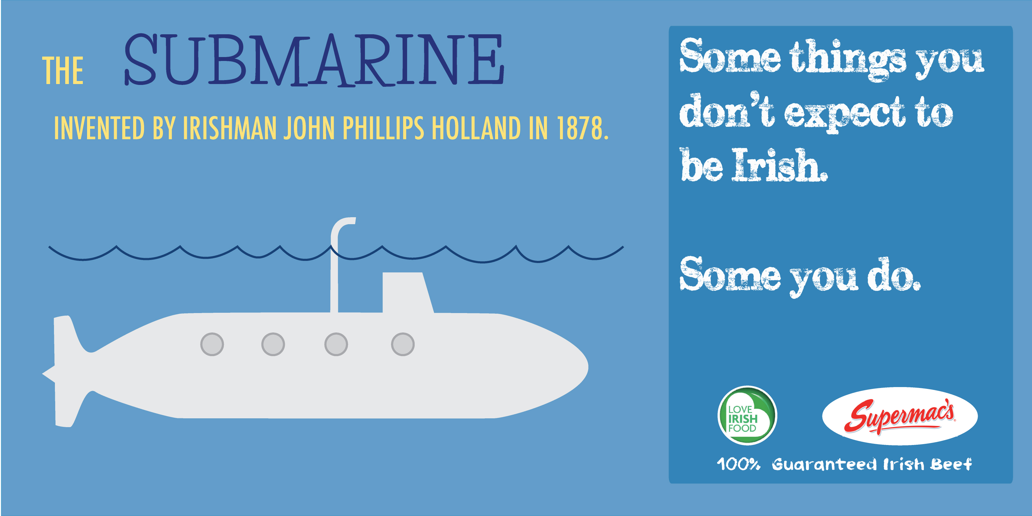 Supermac's Submarine 48 sheet poster