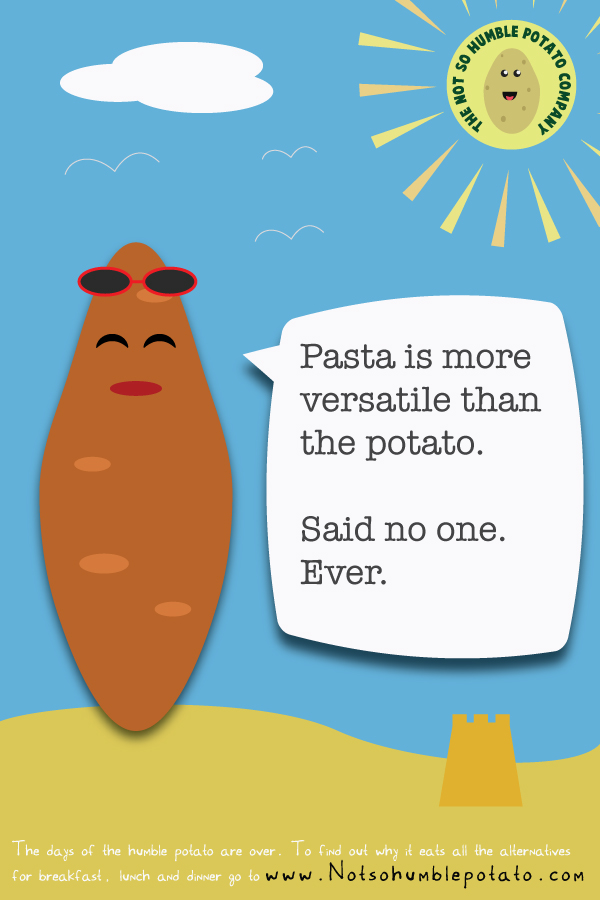 A sweet potato at the beach